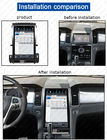 Tesla style Car No DVD Player GPS Navigation For Ford Taurus 2012+ Auto stereo headunit multimedia radio tape recorder