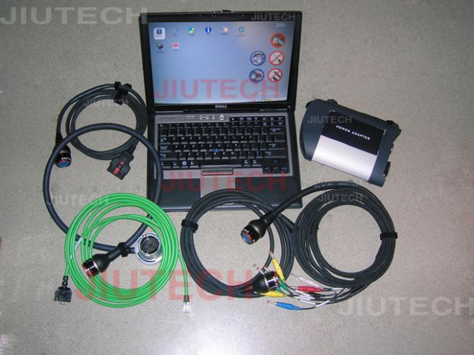 Laptop D630 mit MB Sd schließen Vertrag 4 Mercedes die Hauptrolle spielen Diagnosen-Werkzeug 201607 an