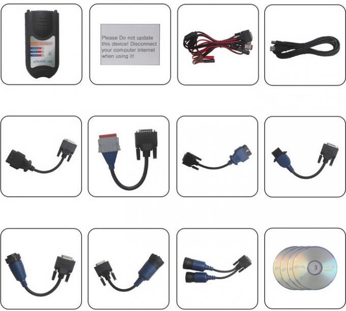 Hochleistungssoftware-Diesel bau-Scanner XTruck USB Verbindungs-125032