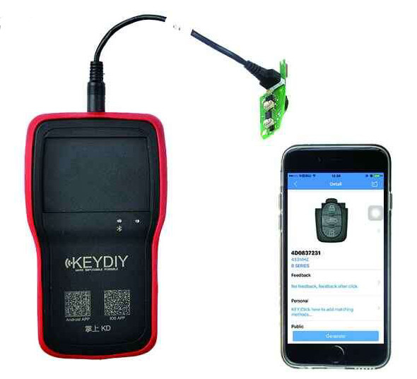 KEYDIY KD900+ für IOS Android Bluetooth Fern-Maker-1