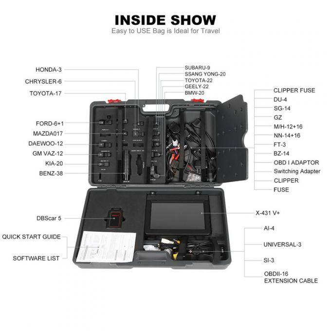 Versions-Produkteinführung X-431 X431 V+ der X-431 X431 V+ 10,1-Zoll-Bildschirm Tablet-100% ursprüngliches globales Tablet Bluetoot 10,1-Zoll-Bildschirm