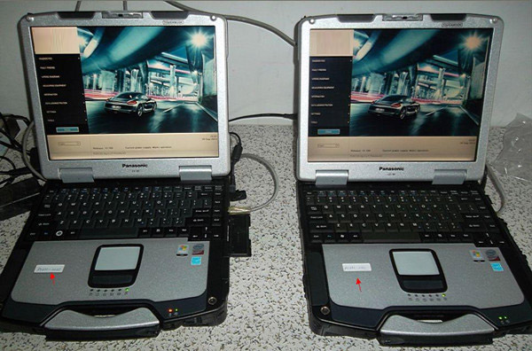 Auto-Diagnosetest-Werkzeug Porsches Piws 2 Prüfvorrichtungs-II mit Laptop Panasonics CF30