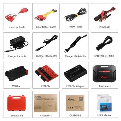 XTOOL PS90 PRO Car And Truck Diagnosis System Support Special Functions