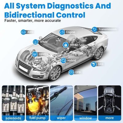 XTOOL D9 PRO OBD2 Bi-directional Scan Tool For VW/BENZ/BW ECU Online Programmer ECU Coding Active Test Diagnostic Tool 42+Services