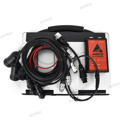 Ready to use for AGCO CANUSB EDT Interface Electronic Diagnostic Tool Heavy Duty Agricultural Diagnosis Scanner+CF53 Laptop