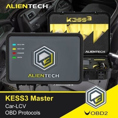 Original Alientech KESS3 Tool Kit for Car LCV with Designated Slave Software for OBD Bench Boot Tuning