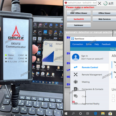 for Deutz diagnostic scanner tool For Deutz DeCOM SerDia software Support CAN K/L-Line For Deutz DECOM controllers