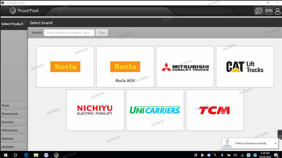 Universelles Diagnosewerkzeug für Gabelstapler TruckTool zum Zurücksetzen von AGV-Moen Service Counter Wizard für MITSUBISHI, ET, TCM, UNI