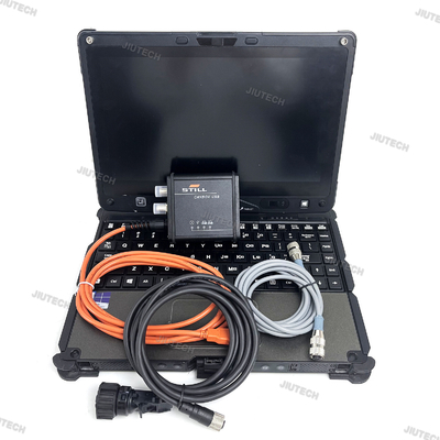 Für Still-Forklift-Canbox 50983605400 Diagnosekabel Still-Box kann Buslinie noch CANBOX 2 Diagnosetool mit Getac Laptop