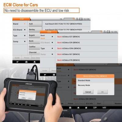 OBDSTAR DC706 ECU Tool with 7-Inch Screen for Car Motorcycle ECM TCM Clone