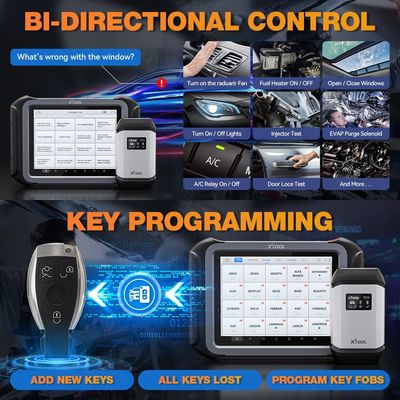 XTOOL D9 PRO OBD2 Bi-directional Scan Tool For VW/BENZ/BW ECU Online Programmer ECU Coding Active Test Diagnostic Tool 42+Services