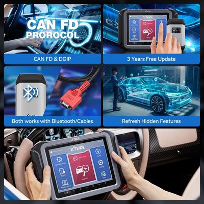 XTOOL D9 PRO OBD2 Bi-directional Scan Tool For VW/BENZ/BW ECU Online Programmer ECU Coding Active Test Diagnostic Tool 42+Services