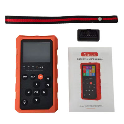 Xtruck 819 OBD2 Scanner Automotive Diagnostic Tester mit erweitertem OBDII Modus 6, Unterstützung für 9 Hauptprotokolle und 2,8-Zoll IPS-Display