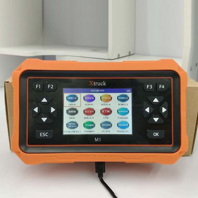 Xtruck M1 Professional Motorrad-Scanner mit I/M-Bereitschaftsanzeige, Fehlerbehebung und über 120 Sonderfunktionen