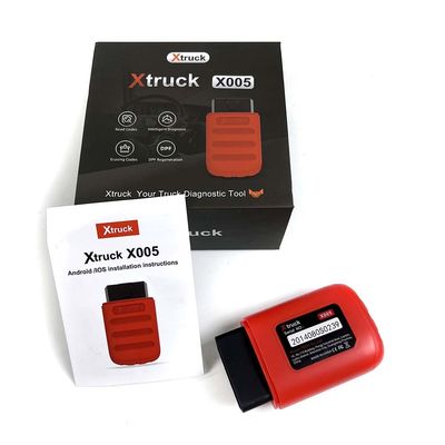 Xtruck X005 Bluetooth Truck Diagnostic Tool Full Obd2 Function Data Stream Reader For SHACMAN SINOTRUK