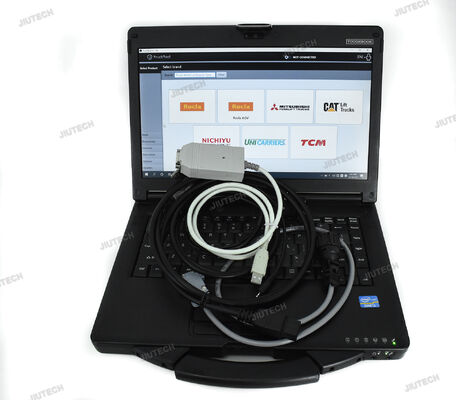 Universal Forklift Diagnostic Tool with CF53 Laptop for MITSUBISHI ET TCM UNICARRIERS ROCLA NICHIYU and USB CAN Interface