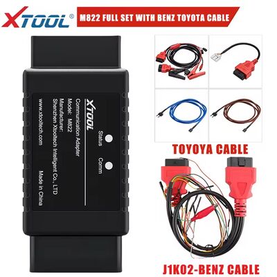 XTOOL M822 M821 Adapter für Benz All Key Lost für Toyota 8A Schlüsselprogrammierung Benötigt Arbeit mit KC501 Programmierer für PAD3 X100MAX
