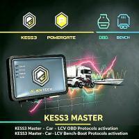 AlienTech KESS V3 ECU-Programmierer mit OBD-Bench-Boot-Protokollen LCD-Bildschirm und Mehrsprachunterstützung