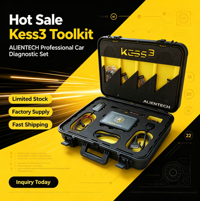 Alientech KESS V3 ECU-Programmierer und Tuning-Tool mit OBD- und Bench-/Boot-Tuning-Multiprotokoll-Unterstützung, aktualisierbar von Slave auf Master
