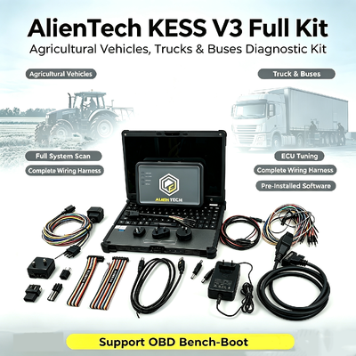 Alientech KESS3 ECU-Programmierungstool mit OBD Bench Boot Tuning Mehrsprachenschnittstelle und 12 Monate kostenlosem Abonnement