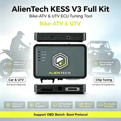 Alientech KESS3 ECU-Programmierer mit mehrsprachiger Schnittstelle OBD-Start-Tuning und 1-Jahres-Garantie