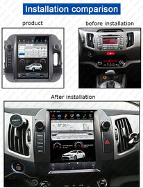 Car Gps Navigation Touch Screen Head Unit For Kia Sportage 16+ Tesla Style