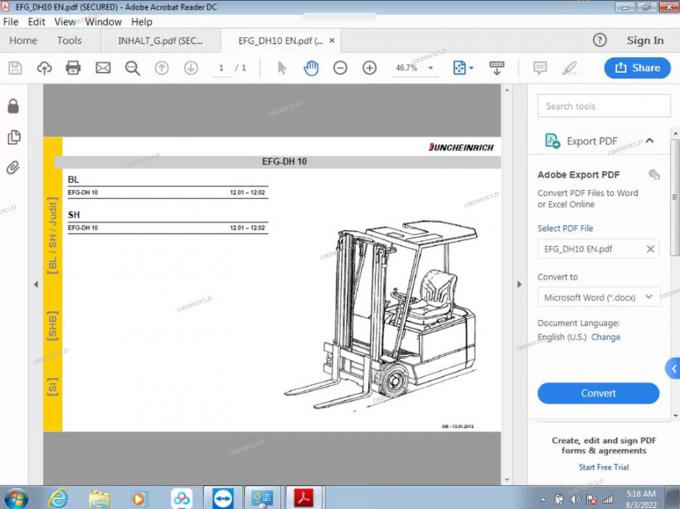 F110 Tablet mit For Judit Incado Box Jungheinrich 4 Gabelstapler Diagnosetool mit 4.37 Software-Teilen Katalog Judit ET EN Diagnosetools 31