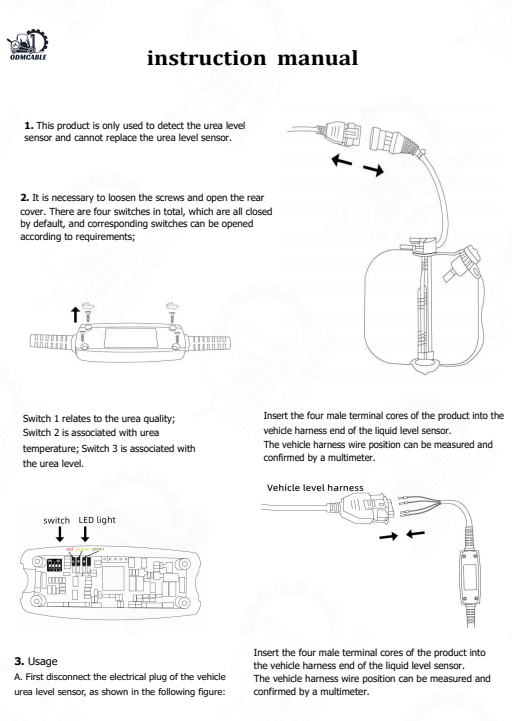 Xtruck 24V Diesel Euro 6 Truck Harnstoffsensor Reparaturwerkzeug Probleme mit Qualit&auml;t/Temperatur/Niveau beheben 4